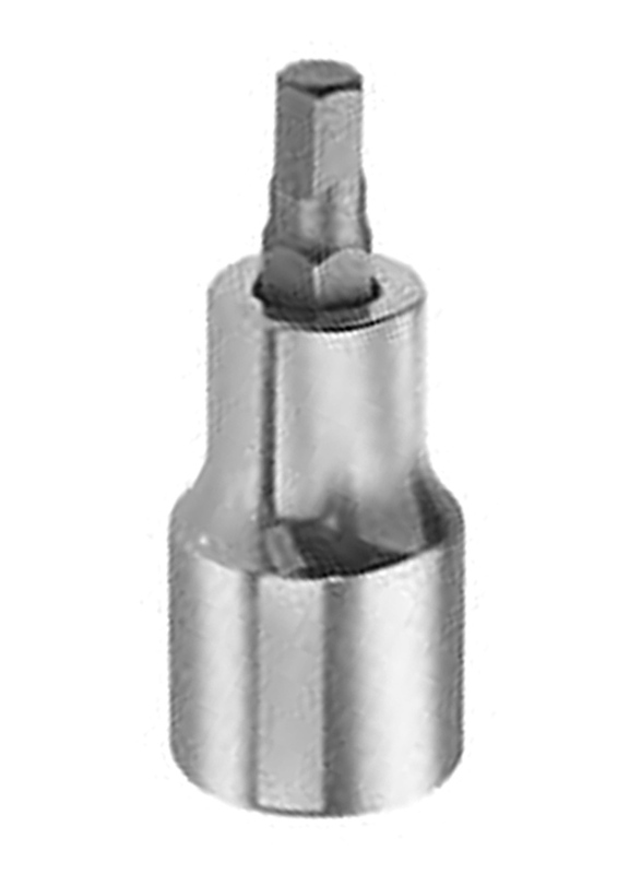 Tolsen 1/4 x 1/2 inch Industrial Socket Bit, 15553, Silver