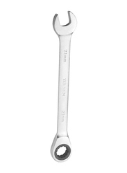 Tolsen 1-inch Industrial Fixed Combination Gear Spanner, 15412, Silver