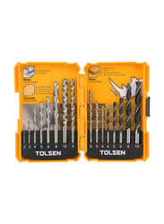 Tolsen 16-Piece Drill Bits Set, TLSN-75628, Silver