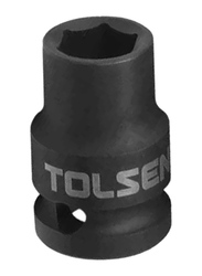 Tolsen 32mm 0.5-Inch Industrial Impact Socket, 18232, Black