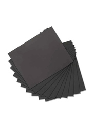 Tolsen 10-Piece Abrasive Paper Sheet Set, 32414, Black