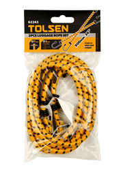 Tolsen Luggage Rope Set, 62243, Yellow/Black, 36-inch, 2 Pieces