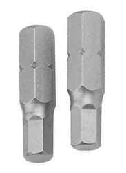 Tolsen T20 x 25mm Industrial Screwdriver Bits Set, 2 Pieces, 20223, Silver