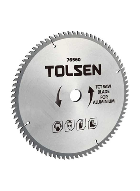 Tolsen TCT Saw Blade for Industrial Aluminium, 305mm, 76571, Silver