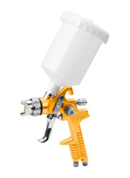 Tolsen Hvlp Air Spray Gun, 73175, White/Orange