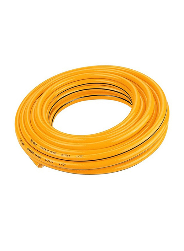 Tolsen Garden Tools Hose, 1/2 Inch x 15 Meter, 57211, Yellow