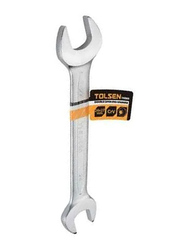 Tolsen 18 x 19mm Double Open End Spanner, 15857, Silver