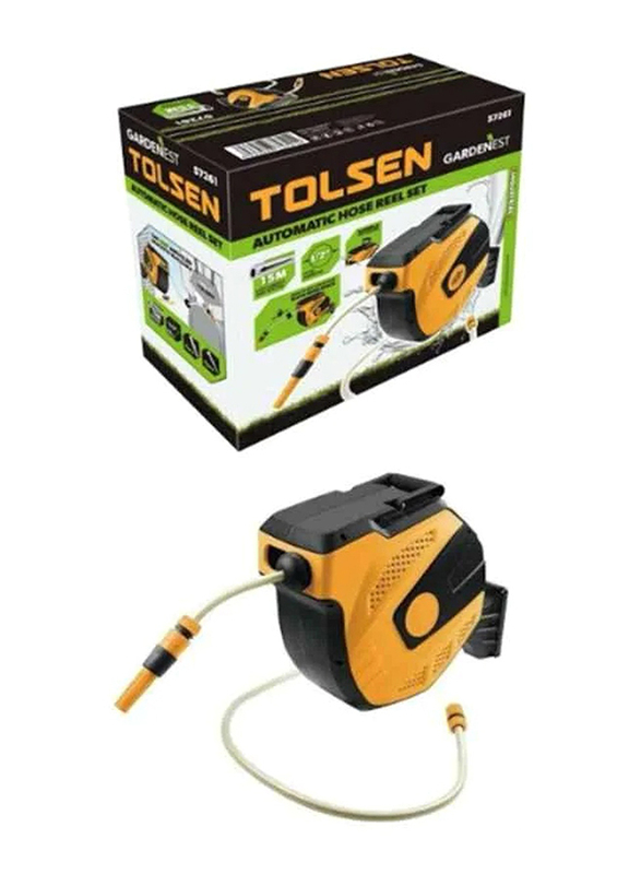 AUTOMATIC AIR LINE HOSE REEL - TOLSEN TOOLS