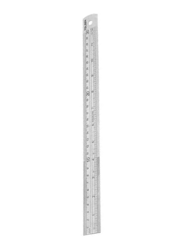 Tolsen 1000mm Stainless Steel Ruler, 35030, Silver