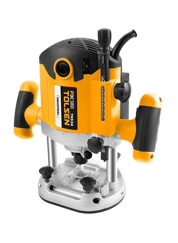 Tolsen Industrial Electric Router, 2100W, 79534, Black/Yellow