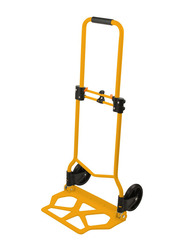 Tolsen Foldable Hand Trolley, 425*420*980mm, 62600, Yellow/Black