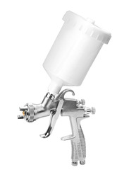 Tolsen Hvlp Industrial Mini Air Spray Gun, 73160, White/Silver