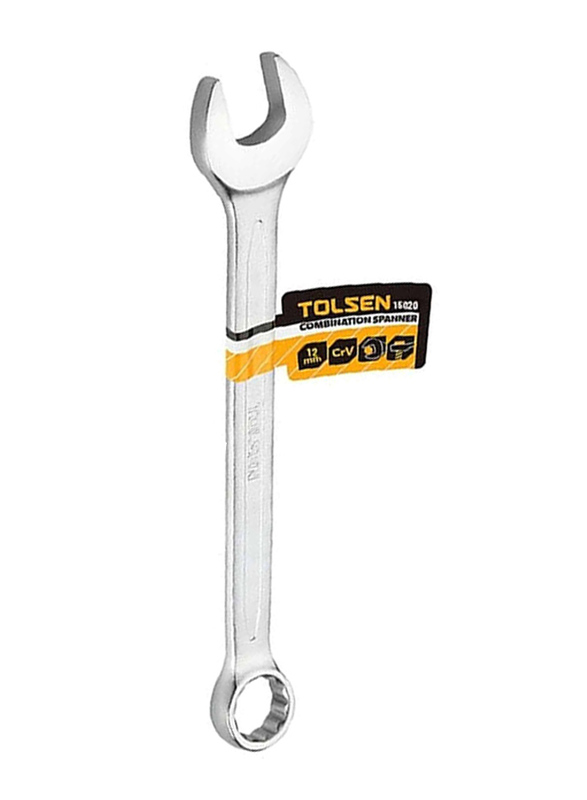 Tolsen 20mm Industrial Combination Spanner, 15828, Silver