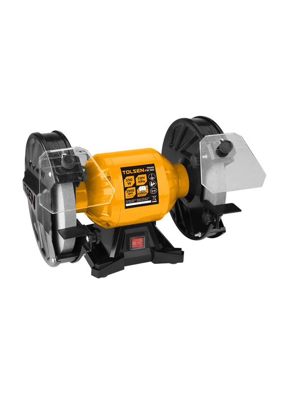 Tolsen Bench Grinder, 350W, 79648, Black/Yellow