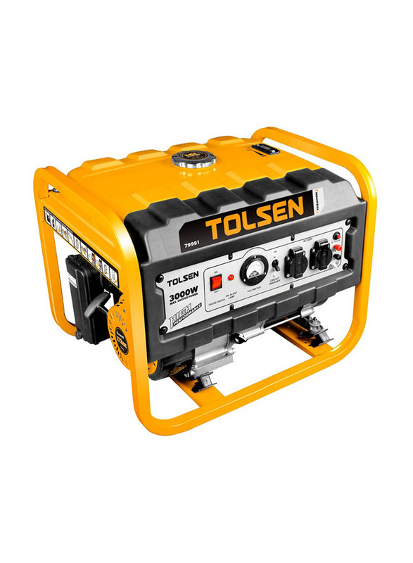 Tolsen Gasoline Generator, 280W, Multicolour