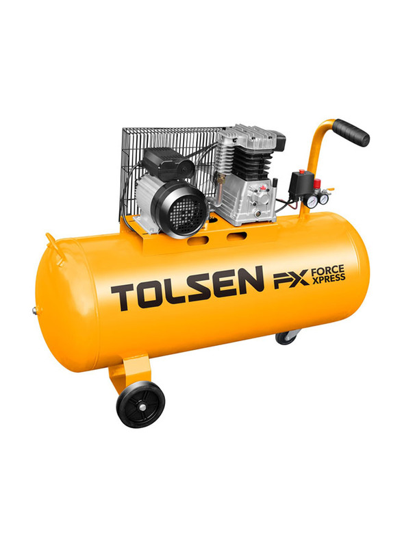 Tolsen Air Compressor, 2200W / 3Hp, 73127, Yellow