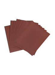 Tolsen 10-Piece Abrasive Paper Sheet Set, 32458, Brown