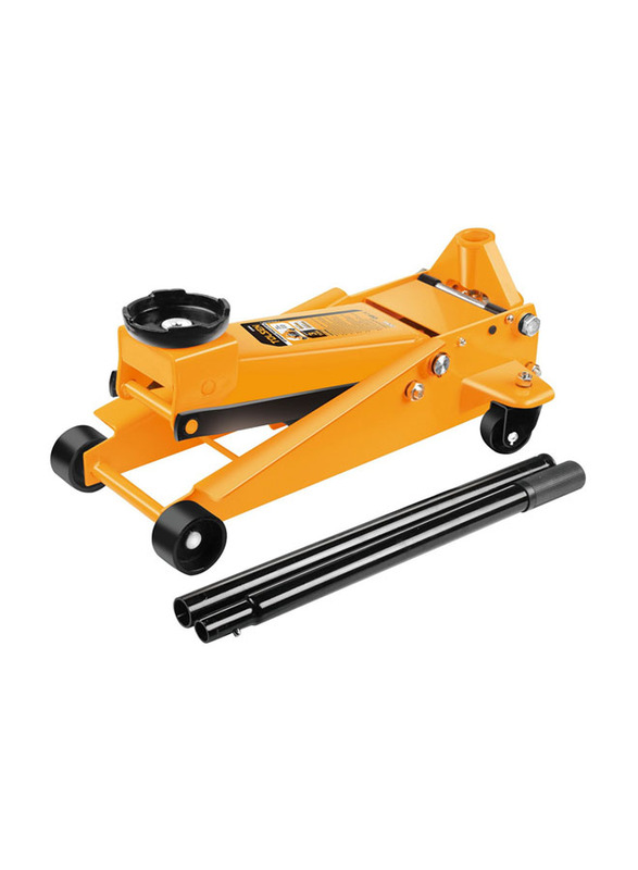 Tolsen Industrial Hydraulic Trolley Jack, 65464, Yellow