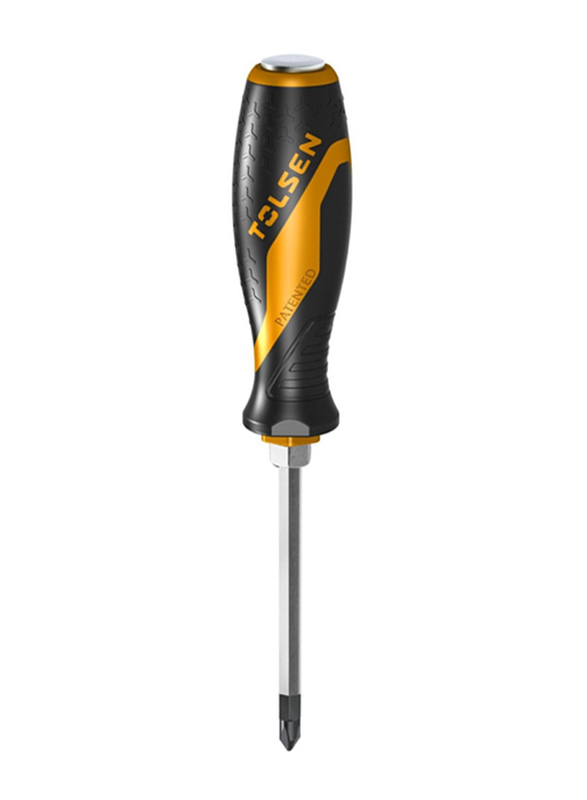 Tolsen PH3 x 150mm Go-through Screwdriver, 20127, Orange/Black