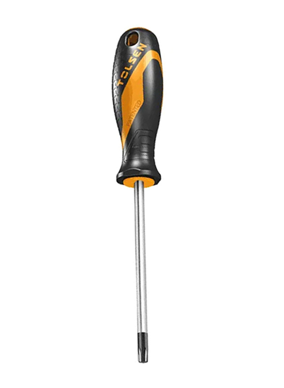 Tolsen 38mm Stubby Screwdriver, 20134, Orange/Black