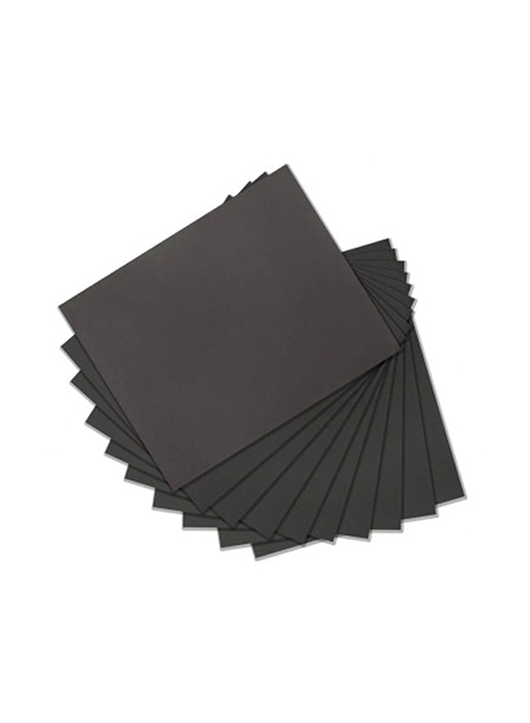 Tolsen 10-Piece Abrasive Paper Sheet Set, 32411, Black