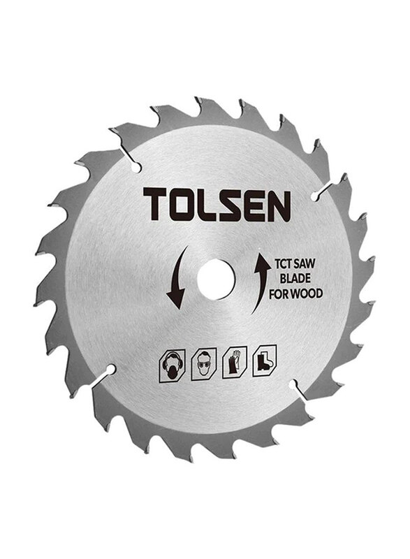 

Tolsen TCT Saw Blade, 185mm, 76430, Silver