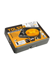 Tolsen 8-Piece Hole Saw Set, TLSN-75866, Yellow/Black