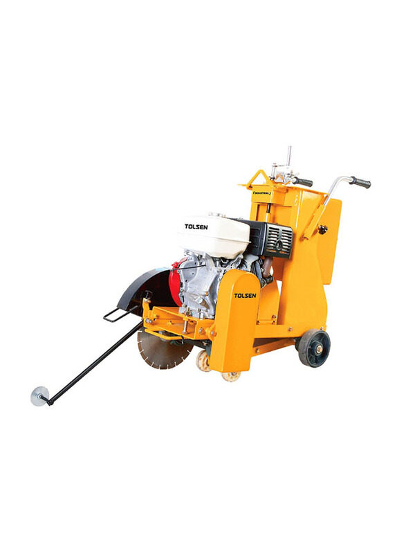 Tolsen Gasoline Concrete Cutter, 9.6Kw(13HP), 86183, Yellow