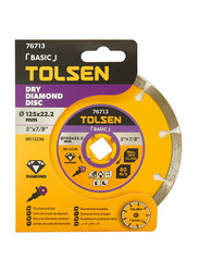 Tolsen Dry Diamond Disc (Basic), 125X22.2mm, 76713, Silver