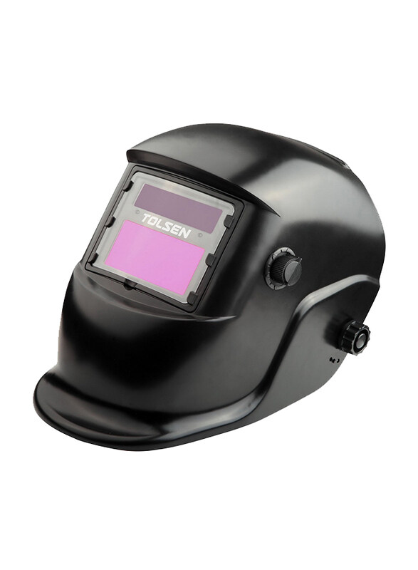 

Tolsen Industrial Automatic Welding Mask, 45087, Black, 110 x 90 x 10mm