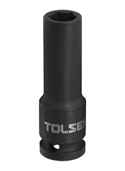 Tolsen 10mm 0.5-Inch Industrial Impact Socket, 18260, Black