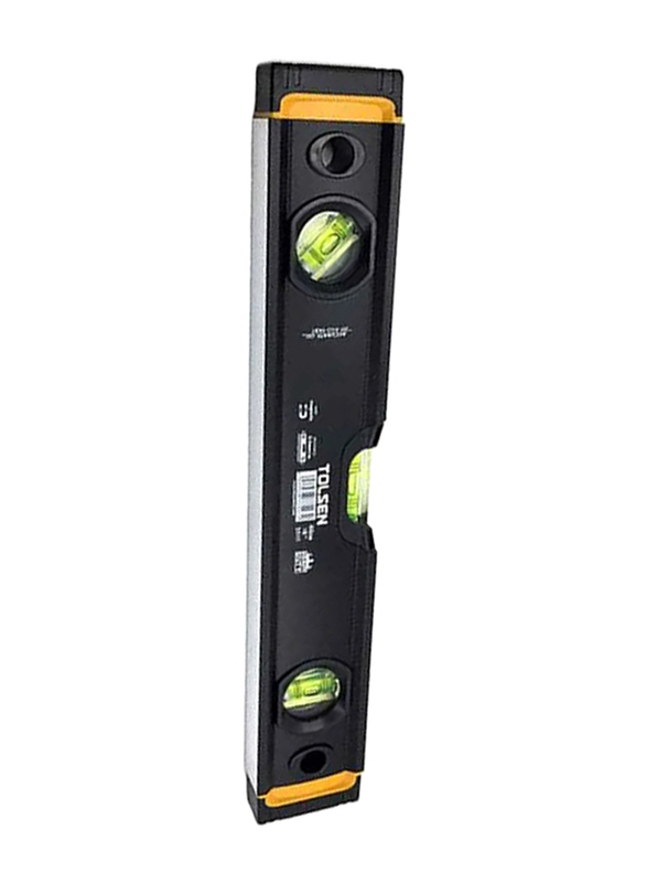 Tolsen 60cm Industrial Magnetic Spirit Level, Black/Yellow