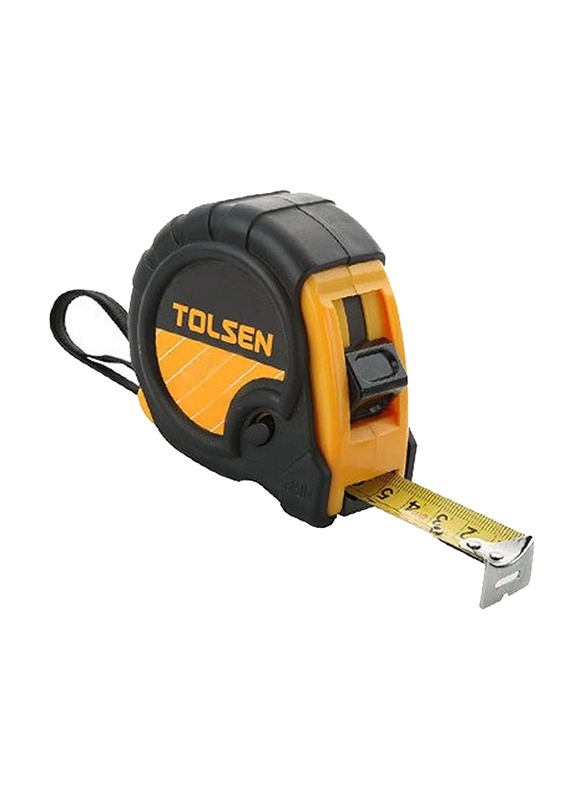 

Tolsen 8M x 25mm Measuring Tools Tape with Metric Blade, 35984, Yellow/Black