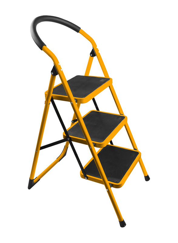 

Tolsen Steel Ladder, 62683, Yellow/Black, 690 x 470 x 1030mm, 3 Steps