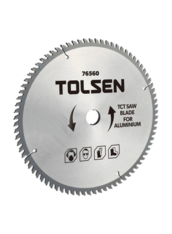 

Tolsen TCT Saw Blade for Industrial Aluminium, 254mm, 76561, Silver