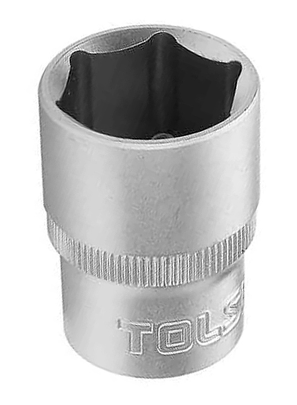 Tolsen 30mm 1/2 inch Industrial Socket, 16530, Silver