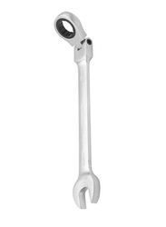 Tolsen 13mm Flexible Head Combination Ratchet Spanner, 15239, Silver