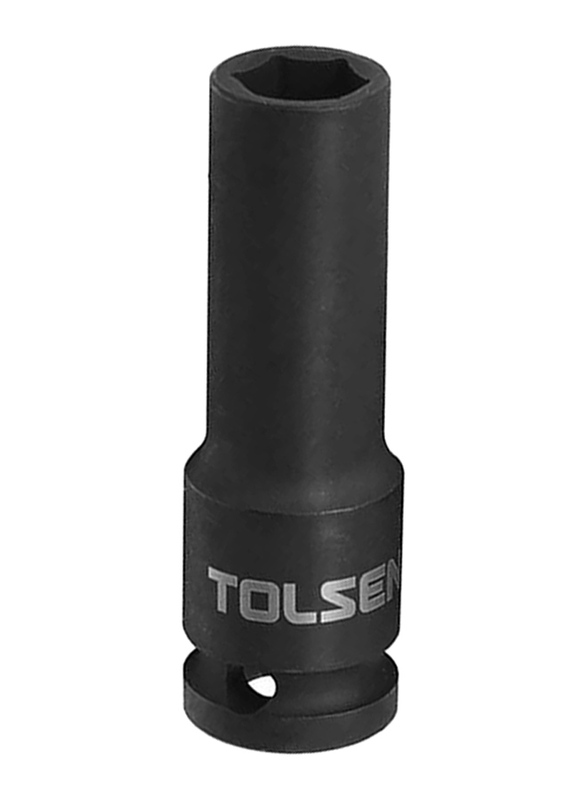 

Tolsen 21mm 0.5-Inch Industrial Impact Socket, 18271, Black