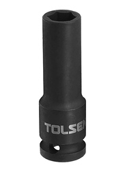 Tolsen 12mm 0.5-Inch Industrial Impact Socket, 18262, Black