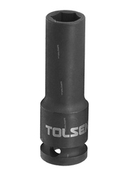 Tolsen 19mm 0.5-Inch Industrial Impact Socket, 18269, Black