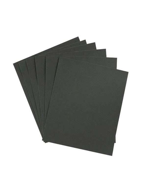 Tolsen 10-Piece Abrasive Paper Sheet Set, 32413, Black