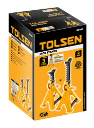 Tolsen Industrial Jack Stand, 65483, Yellow