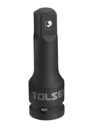 Tolsen 75mm 0.5-Inch Industrial Impact Extension Bar, 18285, Black