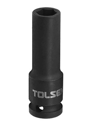 Tolsen 15mm 0.5-Inch Industrial Impact Socket, 18265, Black