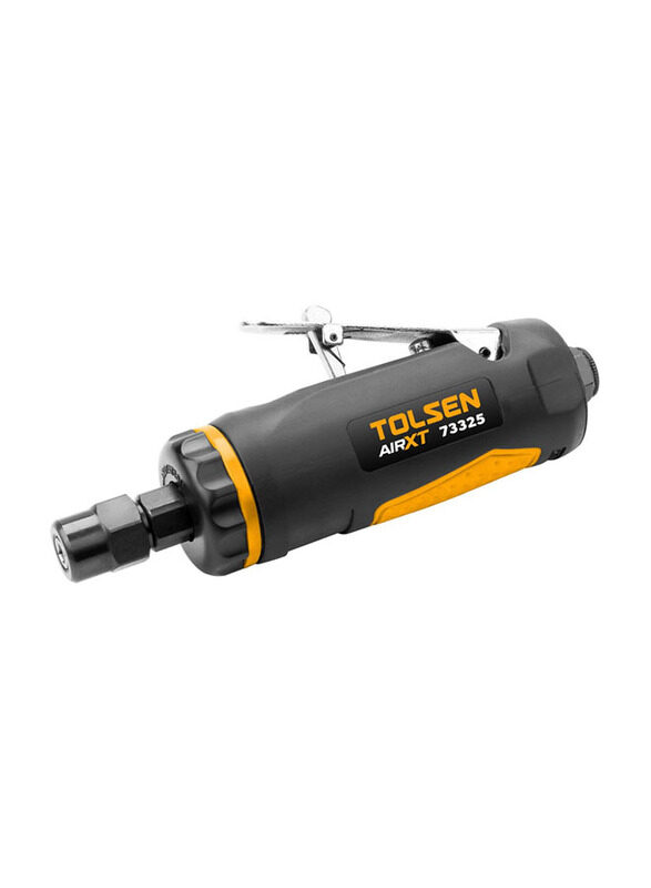 

Tolsen 1/4"(6mm) Air Angle Die Grinder, 73325, Black/Yellow