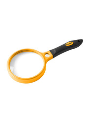 Tolsen Magnifying Glass, 90mm / 3.5", 15mm / 0.6", 50010, Yellow/Black