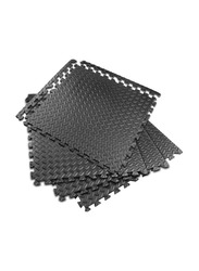 Tolsen 4-Piece Anti-fatigue Joint Mat Set, 65497, 600 x 600mm, Black