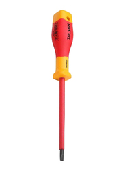 Tolsen Premium Line Insulated Slotted Screwdriver, V30206, Orange/Yellow