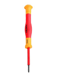 Tolsen PH00 x 50mm Premium Line Insulated Precision Phillips Screwdriver, V31600, One Size, Orange/Yellow