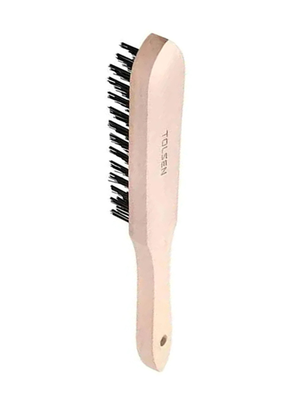 Tolsen 5 Lines Wire Brush, 32066, Beige/Black